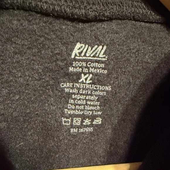 Rival Streetwear Co. Originals Black Hoodie - Picture 8 of 8